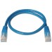 CABLE AISENS DE RED LATIGUILLO RJ45 CAT.6 UTP AWG24 AZUL 0.5M