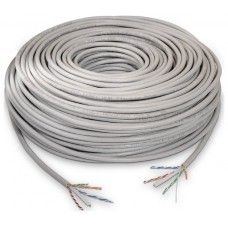 BOBINA CABLE RED AISENS RJ45 CAT.6 UTP RIGIDO AWG24 GRIS 305M