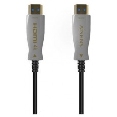 AISENS - CABLE 125M HDMI V2.0 AOC PREMIUM ALTA VELOCIDAD / HEC 4K@60HZ 4:4:4 18GBPS, A/M-A/M, NEGRO