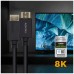 AISENS - CABLE HDMI V2.1 ULTRA ALTA VELOCIDAD / HEC CERTIFICADO 8K@60HZ 48GBPS, A/M-A/M, NEGRO, 3.0M