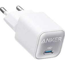 CARGADOR DE PARED ANKER ZOLO 30W 1 PUERTO USB-C BLANCO