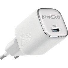 CARGADOR DE PARED ANKER ZOLO 20W 1 PUERTO USB-C BLANCO