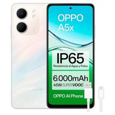 OPPO A5X 6.67" HD+ 4Gb 128Gb Laser White
