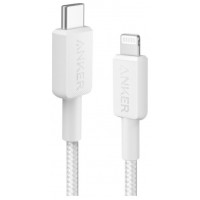 CABLE ANKER 322 USB-C A LIGTHNING CABLE TRENZADO 0,9M BLANCO