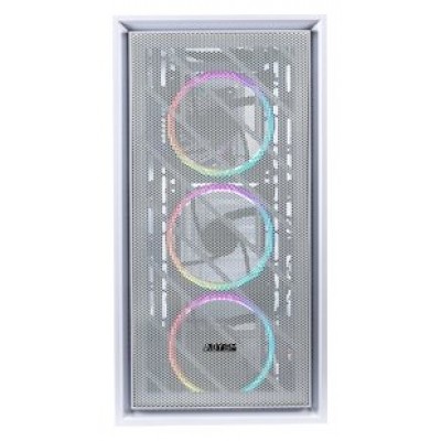 ATX CASE DANUBE KAMP WHITE ARGB-TEMPERED GLASS- 1xUSB