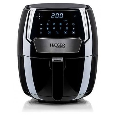 FREIDORA INTELIGENTE AIR FEAST DIGITAL 4.2L NEGRO HAEGER (Espera 4 dias)