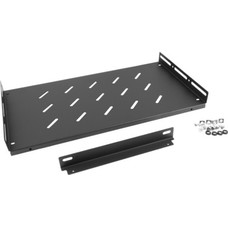 BANDEJA FIJA LANBERG 1U 483X220 MM HASTA 25 KG RACK DE 19" NEGRO