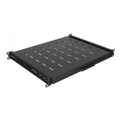 BANDELA LANBERG DESLIZANTE 1U 445X350MM HASTA 35KG RACK 19" NEGRO