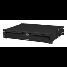 CAJON PARA RACK 19" 2U 483X360MM HASTA 90KG NEGRO CIERRE FRONTAL-SX7 CAJON PARA RACK 19" 2U 483X360MM HASTA 90KG NEGRO CIERRE FRONTAL