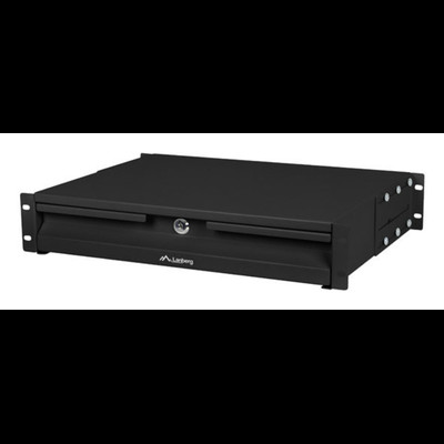 CAJON PARA RACK 19" 2U 483X360MM HASTA 90KG NEGRO CIERRE FRONTAL-SX7 CAJON PARA RACK 19" 2U 483X360MM HASTA 90KG NEGRO CIERRE FRONTAL