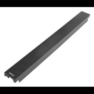 PANEL CIEGO LANBERG 1U 19" EN PLASTICO RETARDANTE AL FUEGO NEGRO
