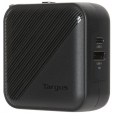 CARGADOR PORTATIL TARGUS 65 W GAN CHARGER - MULTI PORT - WITH TRAVEL ADAPTERS