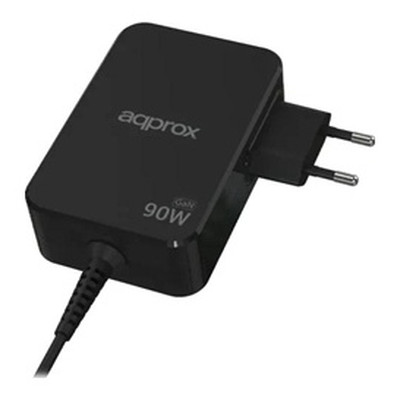 CARGADOR USB DE VIAJE/PARED TYPE-C 90W GaN NEGRO APPROX (Espera 4 dias)