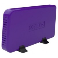 CAJA EXTERNA USB 3.5"" SATA MORADO APPROX (Espera 4 dias)