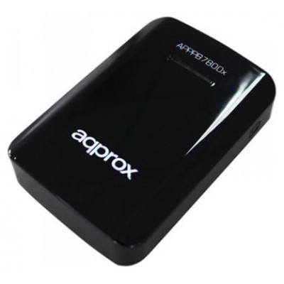 APPROX Power Bank Universal 7800 mAh (Negro)