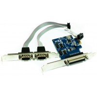 ADAPTADOR PCI-E 2 P. SERIE+1 PARALELO APPROX (Espera 4 dias)