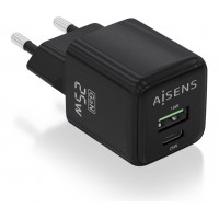 CARGADOR AISENS ASCH-25W2P015-BK