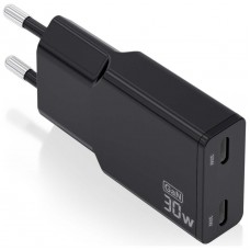 CARGADOR AISENS ASCH-30W2P049-BK