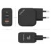 CARGADOR AISENS ASCH-65W3P027-BK