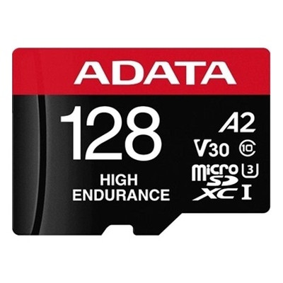 ADATA High Endurance microSDXC UHS-I 128GB V30 A2-SX10 ADATA High Endurance microSDXC UHS-I 128GB V30 A2