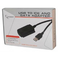 CABLE ADAPTADOR GEMBIRD USB 2.0 A SATA &Oacute; IDE 2,5" Y 3,5"