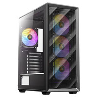 CAJA ANTEC AX85 ARGB ATX NEGRO 4XVENT 120MM 2XUSB SN FUENTE