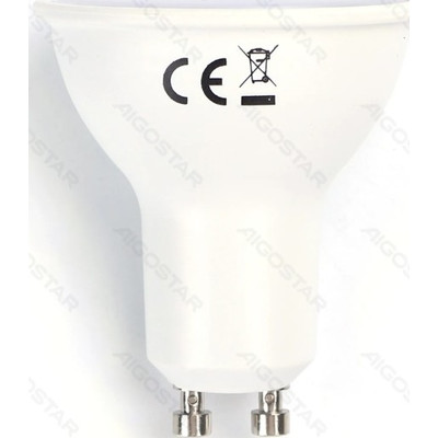 BOMBILLA LED GU10 6W 6500K LUZ CALIDA 480LM AIGOSTAR (Espera 4 dias)
