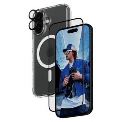 PanzerGlass 3-in-1 Bundle Proteccion iPhone 16