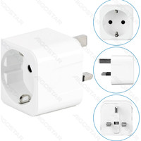 ENCHUFE DE PARED UNIVERSAL ALEMANIA A GRAN BRETAÑA BLANCO AIGOSTAR (Espera 4 dias)-0SX ENCHUFE DE PARED UNIVERSAL ALEMANIA A GRAN BRETAÑA BLANCO AIGOSTAR (Espera 4 dias)