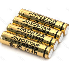PILA DE CARBONO-ZINC R03 (AAA) 1.5V 4 UDS AIGOSTAR (Espera 4 dias)-SX0 PILA DE CARBONO-ZINC R03 (AAA) 1.5V 4 UDS AIGOSTAR (Espera 4 dias)
