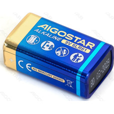 PILA ALCALINA 6LR61 9V 1 UD AIGOSTAR (Espera 4 dias)-SX0 PILA ALCALINA 6LR61 9V 1 UD AIGOSTAR (Espera 4 dias)