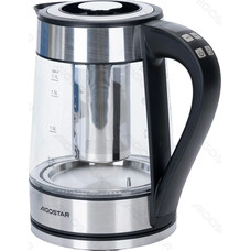 HERVIDOR ELECTRICO 2200W 1.7L NEGRO AIGOSTAR (Espera 4 dias)-SX7 HERVIDOR ELECTRICO 2200W 1.7L NEGRO AIGOSTAR (Espera 4 dias)