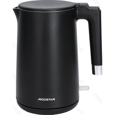 HERVIDOR ELECTRICO 2200W 1.5L NEGRO AIGOSTAR (Espera 4 dias)