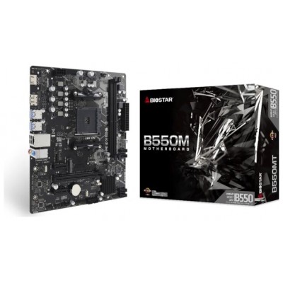 Biostar Placa Base B550MT mATX AM4-SX12 Biostar Placa Base B550MT mATX AM4