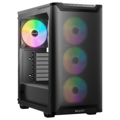 CAJA BEQUIET PURE BASE 501 LX 4XVENT 140 MM S/N NEGRO
