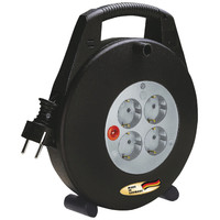 HAMA BR Bobina Enrollacables 4 Tomas 10m