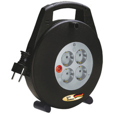 HAMA BR Bobina Enrollacables 4 Tomas 10m-SX5 HAMA BR Bobina Enrollacables 4 Tomas 10m