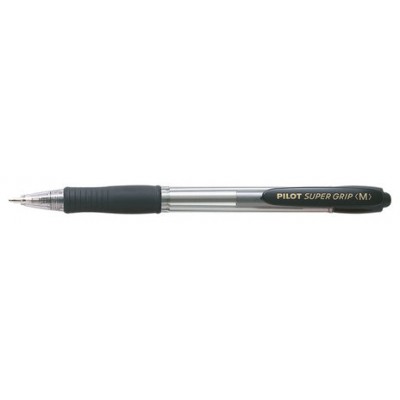 BOLIGRAFO PILOT SUPERGRIP NEGRO 12U