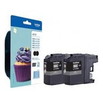 TINTA BROTHER LC-123BK NEGRO PACK 2 UD (Espera 4 dias)