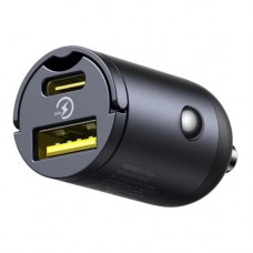 BASEUS TINY STAR MINI CAR CHARGER (U+C) 30W COSMIC BLACK (Espera 4 dias)-SX3 BASEUS TINY STAR MINI CAR CHARGER (U+C) 30W COSMIC BLACK (Espera 4 dias)