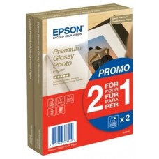 Epson Papel Premium Glossy Photo 255 gr, 10 x 15cm, 40h. Promocion 2x1