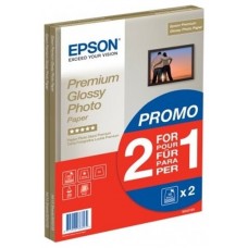 Epson Papel Premium Glossy Photo 255 gr, A4, 15h. Promocion 2x1
