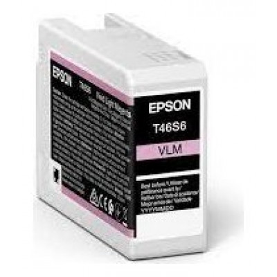 EPSON  Singlepack Vivid Light Magenta T46S6 UltraChrome Pro 10 ink 25ml SC-P700