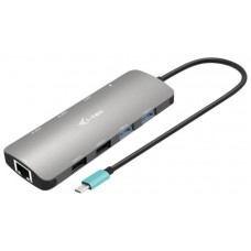 USB-C Metal Nano 2x Display Docking Station + Power