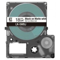EPSON Cartucho de etiquetas Matte Tape   White/Black 18mm(8m)   LK-5WBJ