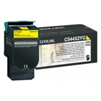Lexmark C544/546, X544/546 Cartucho toner amarillo Extra Alto Rendimiento (4K)