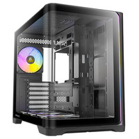 CAJA ANTEC C5 CURVE ARGB ATX NEGRO 3XVENT REV 120 MM 1X120MM 2XUSB SN FUENTE