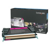 Lexmark C73x, X73x Cartucho de toner magenta (6K)