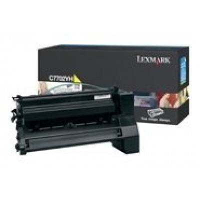 Lexmark C77x Cartucho impresion amarillo Alto Rendimiento (10K)