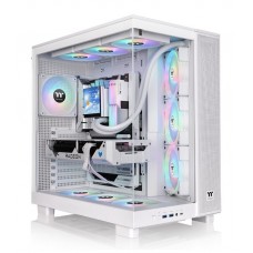 CAJA ATX THERMALTAKE VIEW 380 XL USB CX1 4XVENT120MM ARGB SNOW S/N FUENTE